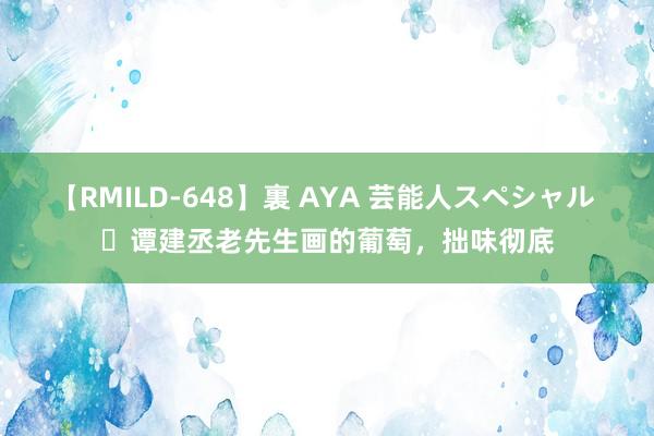 【RMILD-648】裏 AYA 芸能人スペシャル ​谭建丞老先生画的葡萄，拙味彻底