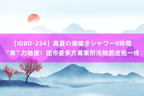 【IDBD-234】真夏の潮噴きシャワー8時間 “青”力驰援！团市委多方筹集防汛物质送抵一线