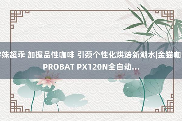 学妹超乖 加握品性咖啡 引颈个性化烘焙新潮水|金猫咖啡PROBAT PX120N全自动...