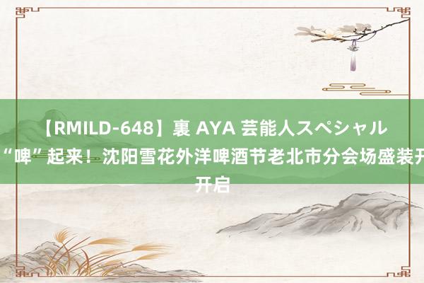 【RMILD-648】裏 AYA 芸能人スペシャル 嗨“啤”起来！沈阳雪花外洋啤酒节老北市分会场盛装开启