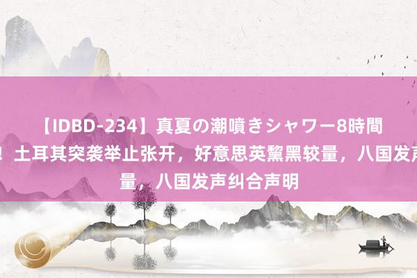 【IDBD-234】真夏の潮噴きシャワー8時間 中东再起！土耳其突袭举止张开，好意思英黧黑较量，八国发声纠合声明