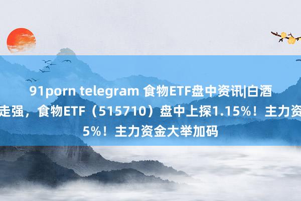 91porn telegram 食物ETF盘中资讯|白酒龙头大面积走强，食物ETF（515710）盘中上探1.15%！主力资金大举加码