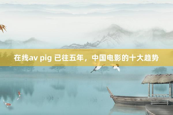 在线av pig 已往五年，中国电影的十大趋势